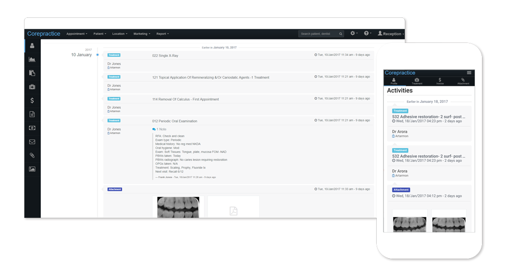 Patient Management for Dental Software Core Practice